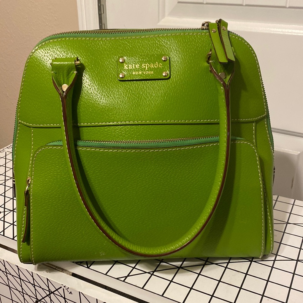 Gorgeous apple green Kate Spade Wellesley bag